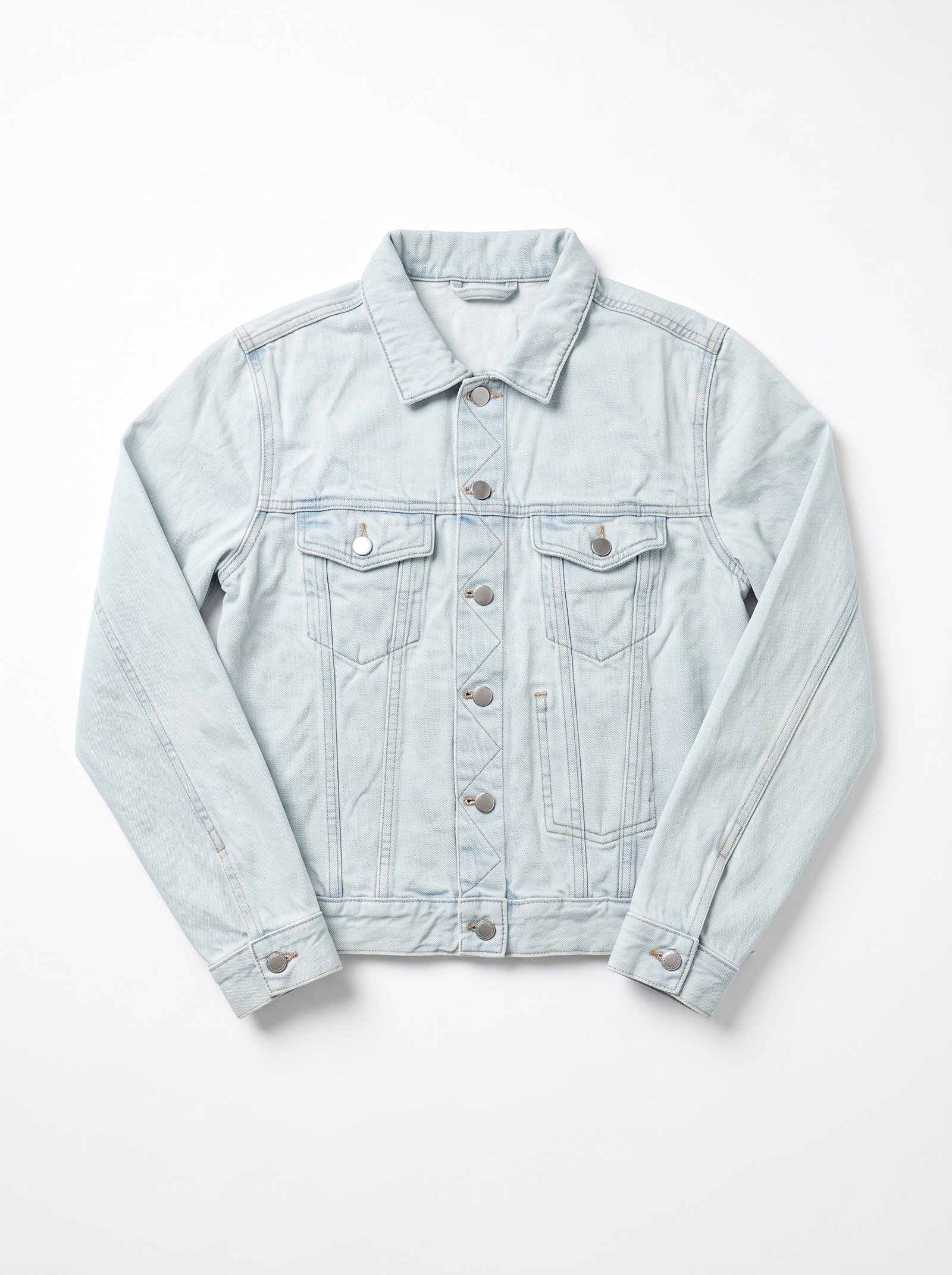 Amoga Women's Classic Light Wash Denim Jacket - Image 3