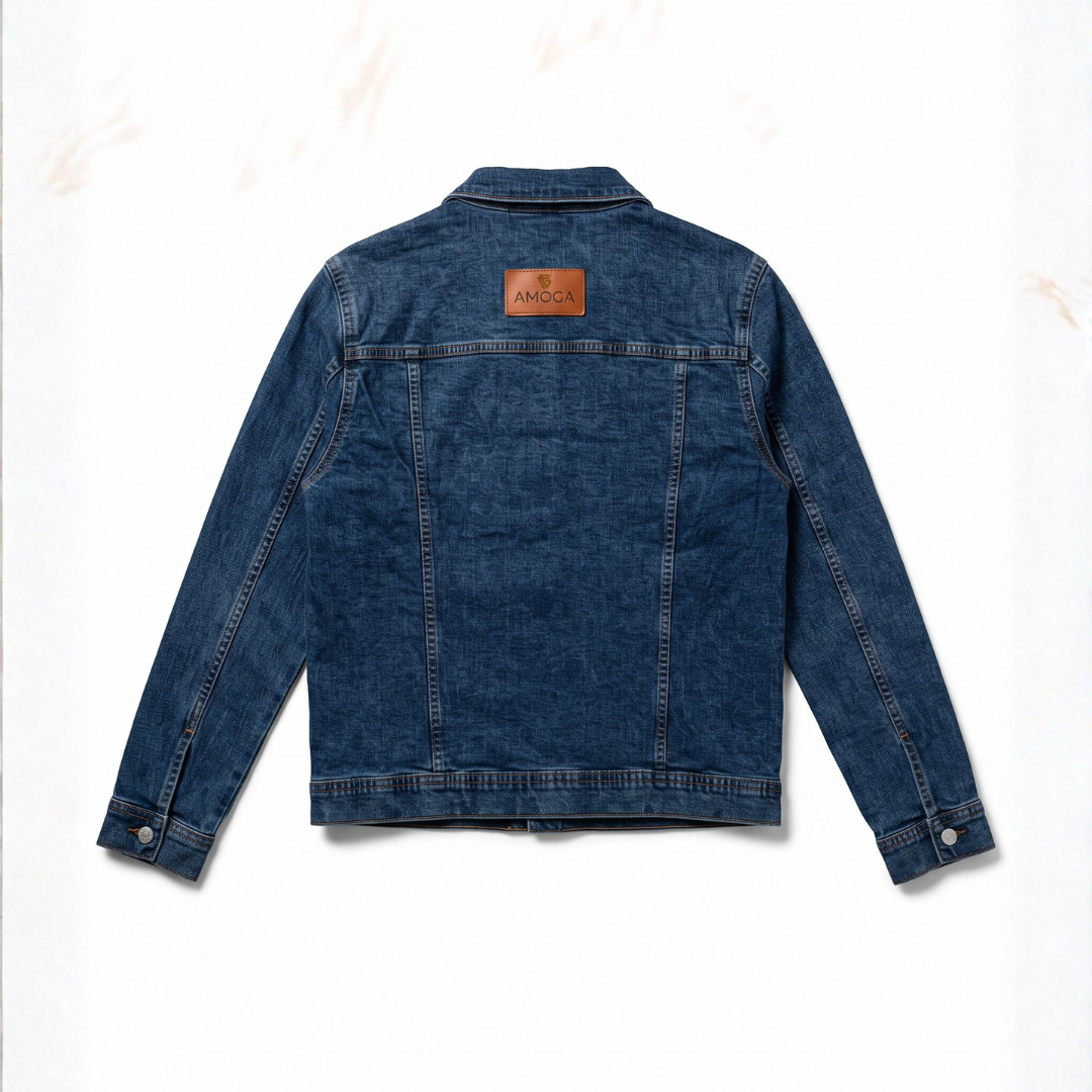Amoga Women's Dark Wash Denim Jacket - Image 5