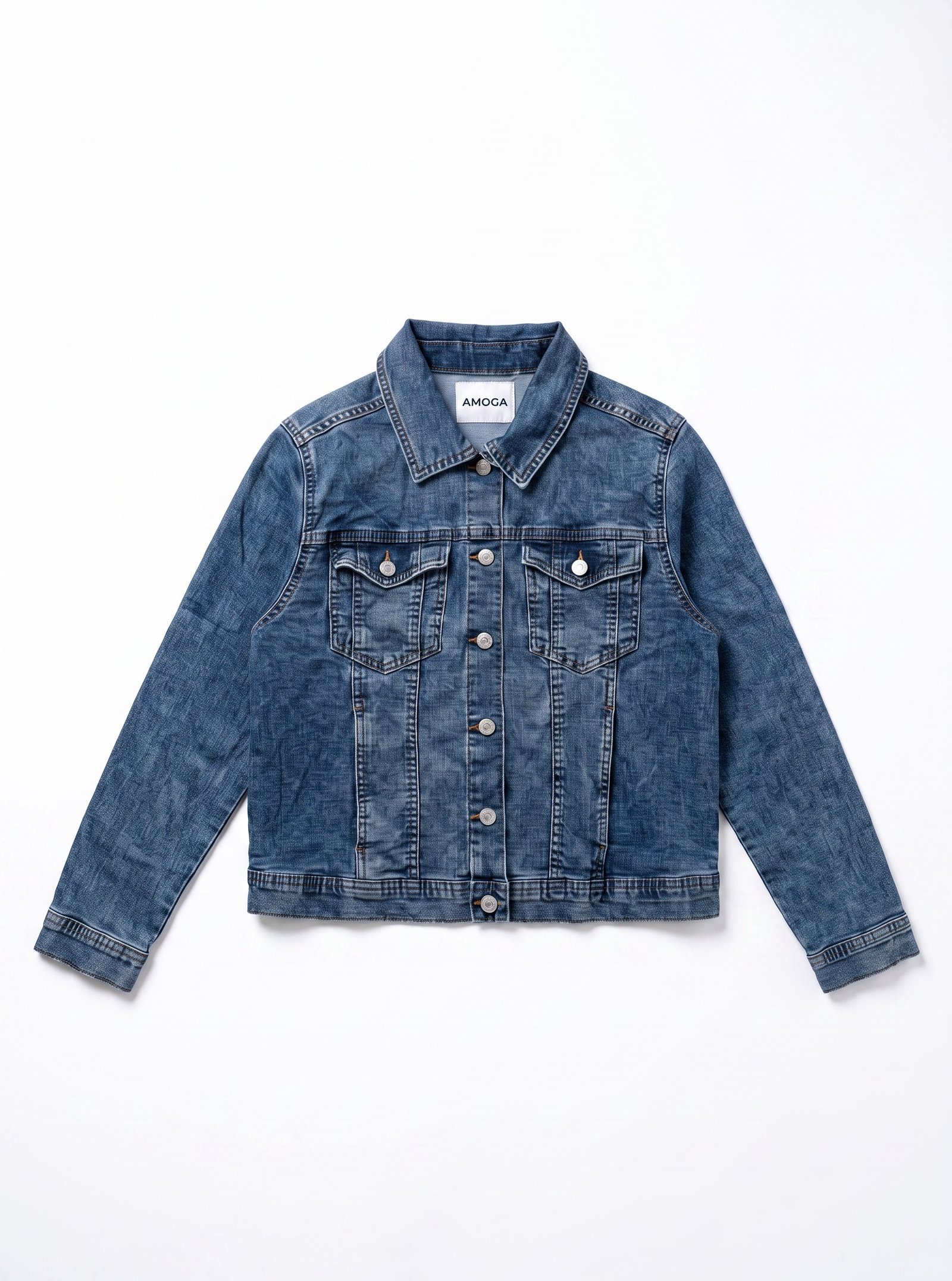 Amoga Women's Dark Wash Denim Jacket - Image 2